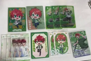 컬러풀 피치 쟈파파 트레이딩 카드 씰