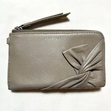 질스튜어트 패스 케이스 키 케이스 (리본 모카 그레이)