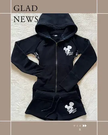 GLAD NEWS 블랙 셋업 R 사이즈 갸루