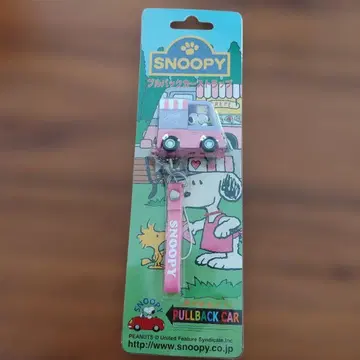 스누피 풀백 카 스트랩 크레이프 카