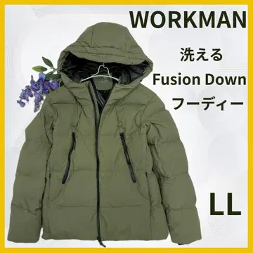 WORKMAN 워크맨 워셔블 빅 사이즈 퓨전 다운 후디