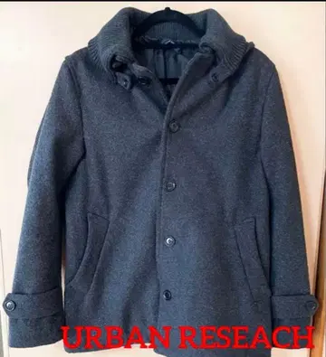 URBAN RESEARCH 후드 부착 자켓 다크 그레이