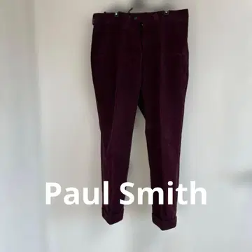 Paul Smith 버건디 코듀로이 팬츠