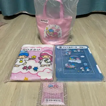 산리오 복권 키키라라 캐릭터 굿즈 4개 세트