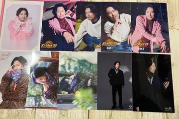 요시노 히로유키 브로마이드 포토 카드 클리어 카드 세트 25장