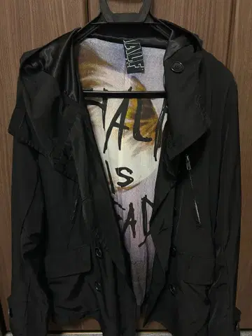 새상품급 HALF MAN 자켓 M 블랙 구제 의류