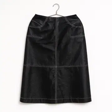 블랙 레더 스커트/AKANE UTSUNOMIYA
