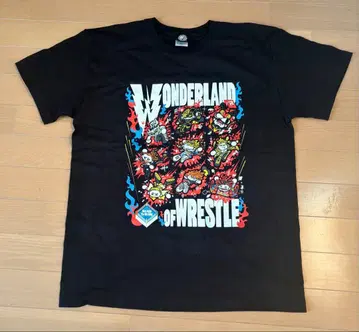 WONDERLAND OF WRESTLE T셔츠 키타자와 Ver