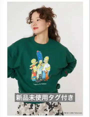 로데오 크라운 심슨 트레이닝복 맨투맨 택 포함 미사용 새상품