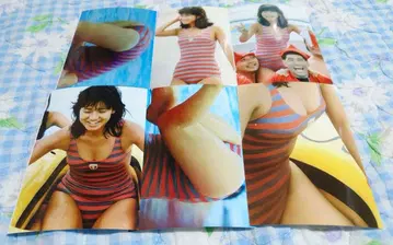 80년대 아이돌 브로마이드 이시카와 히데미 수영 대회 L 사이즈 6장