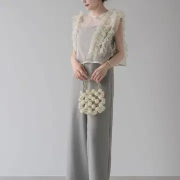 NEUNA 포멀 셋업 팬츠 드레스 그레이 S 팬츠만