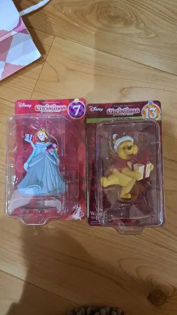 디즈니 크리스마스 피규어 세트