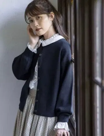 [ 유베시 x Samansa Mos2 ] 멀티 WAY 니트 블랙