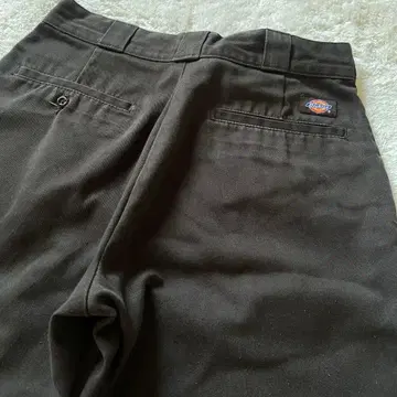 Dickies 874 워크 팬츠 다크 브라운 크롭 기장 컷오프