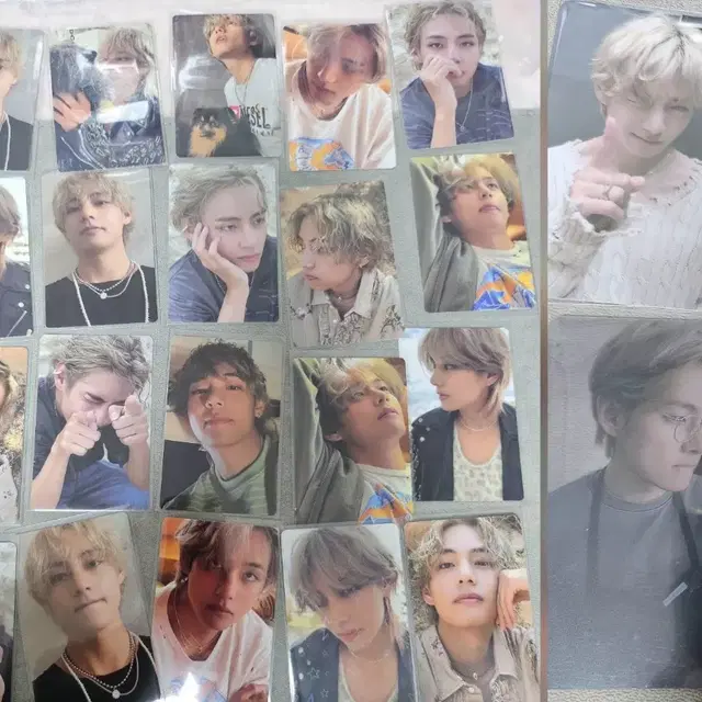 bts 방탄 뷔 태형 레이오버 앨범 포카 특전