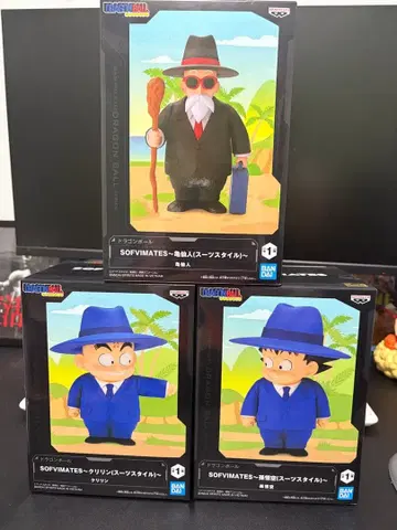 손오공 크리링 무천도사 소프트 비닐 피규어