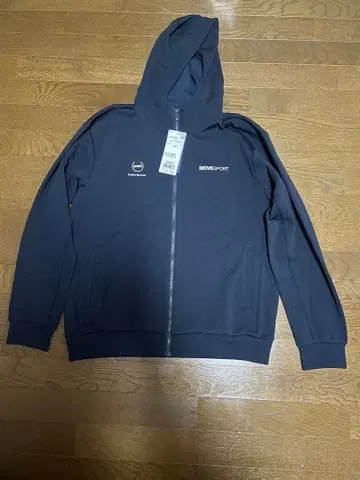 미사용 새상품 DESCENTE MVSP. 후드 부착 후드티 O 네이비