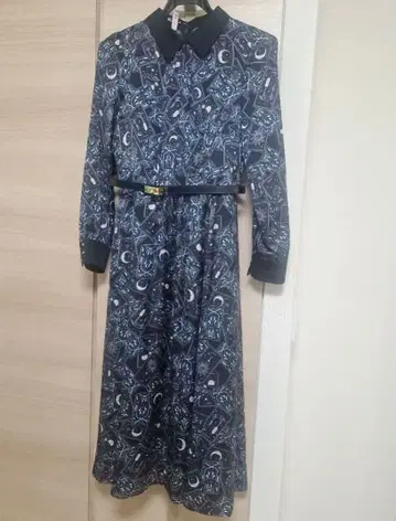 아나이 타로 셔츠 롱 원피스