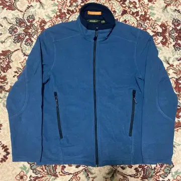 90s 00s 에디 바우어 플리스 블루 그레이 집업 자켓