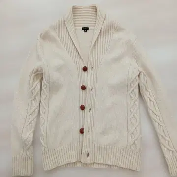 [ M ] Paul Smith 양모 케이블 니트 가디건