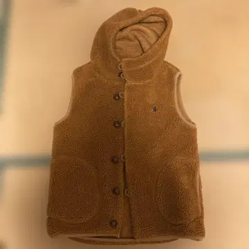 Gymplehx 후드 부착 브라운 베스트 사이즈 12