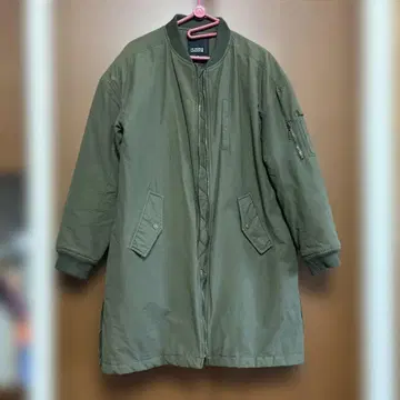 올리브 그린 MA풍 코트