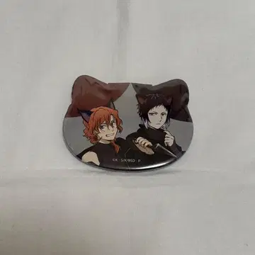 문호 스트레이독스 아쿠타가와 류노스케 나카하라 츄야 난자 콜라보 캔뱃지