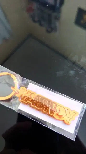 vaundy 키링 오렌지 캡슐 토이