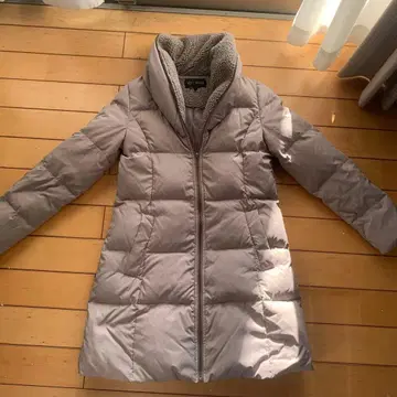 MISCH MASCH 그레이 후드 부착 다운 자켓