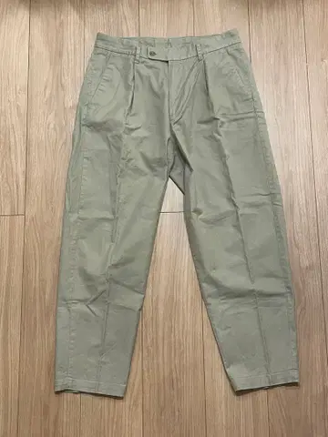 BEAUTY&YOUTH 슬랙스 면/린넨 혼방 라이트 그레이 사이즈 M