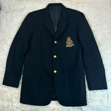 새상품급 NEWYOKER 엠블럼 블랙 테일러드 자켓 S