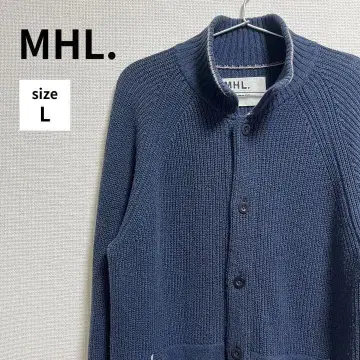MHL. 마가렛호웰 코튼 울 혼방 가디건 L 사이즈