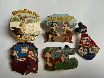 디즈니 칩과 데일 핀 배지 세트 해외