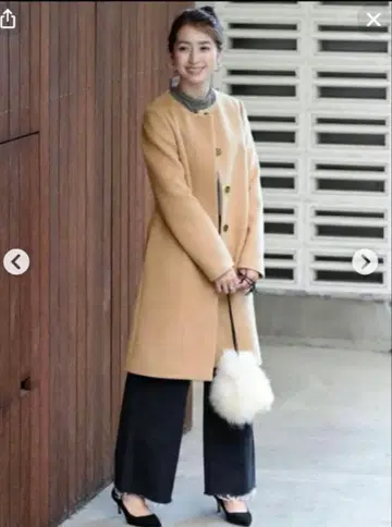 BEAUTY&YOUTH 베이지 롱 코트 S 사이즈