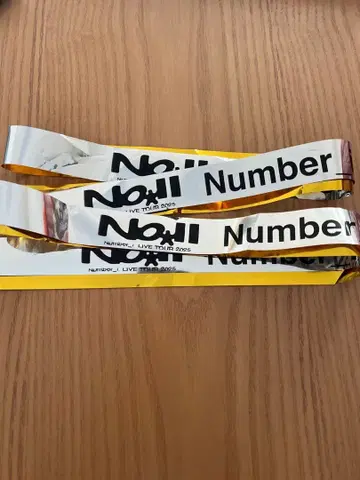 Number_i LIVE2025 은색 테이프 풀 1개