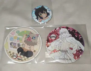 귀멸의 칼날 하시비라 이노스케 코스터 캔뱃지 귀멸제 난자타운