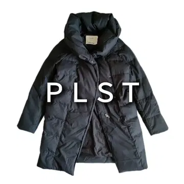 [ 가격 인하 ] PLST 블랙 볼륨 컬러 롱 다운 자켓