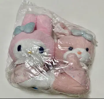 요시토쿠 산리오 콜라보 마이멜로디 크리미 토끼 봉제 인형 세트