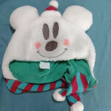 디즈니 리조트 미키 플리스 모자 팬캡 크리스마스 2016