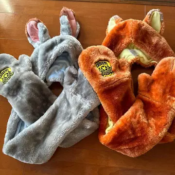 주토피아 닉 주디 팬 머플러 캡 디즈니랜드