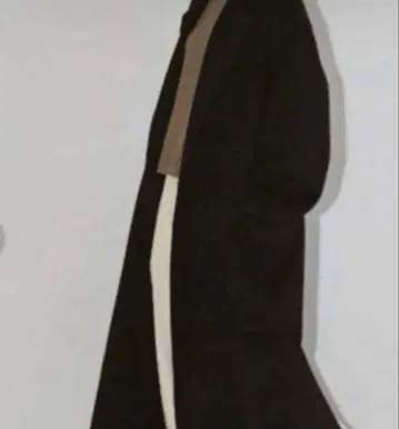 울 오버코트 블랙 todayful 롱 코트