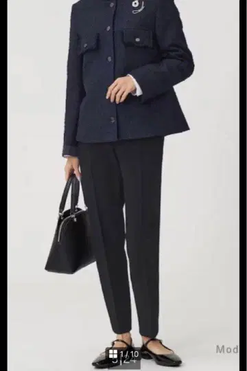 PLST 2024년 스틱 팬츠 웜 리저브 XS 블랙 블랙