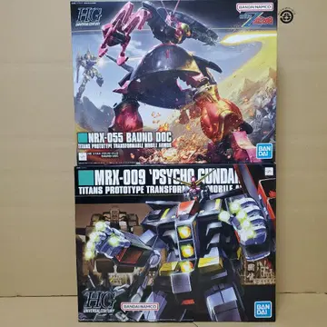 HG NRX-055 바운드 독 & MRX-009 사이코 건담 세트