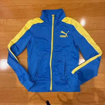 PUMA 집업 자켓 파랑/노랑