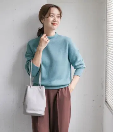 URBAN RESEARCH [ 축열 ] 보틀넥 KNIT 풀오버