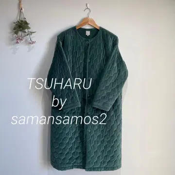 TSUHARU 츠하루 바이 사만사 모스모스 퀼트 코트