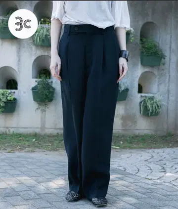 [택 포함] 어반 리서치 더블 크로스 큐프라 팬츠 블랙 38