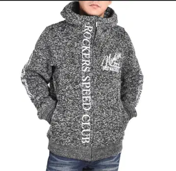 Norton 블루종 후드티 자켓 폴리 속기모 맨투맨 로고 자수