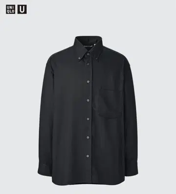 유니클로 U 드레이프 셔츠