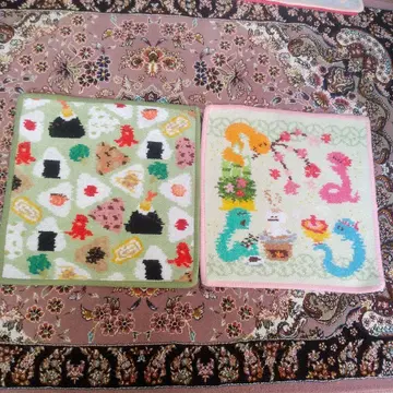 B급 페이 손수건 2개 세트 오무스비